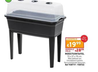 Moestuintafel