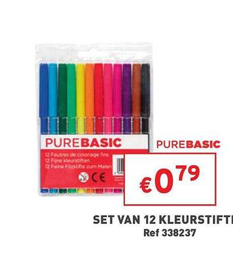 Set van 12 kleurstiften