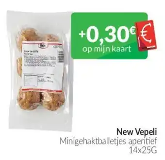 Intermarché New Vepeli minigehaktballetjes aperitief 14 x 25 g aanbieding