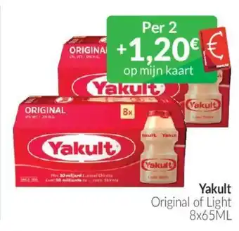 Intermarché Yakult original of light 8 x 65 ml aanbieding