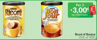 Ricore of Bonjour 250 g of 400 g