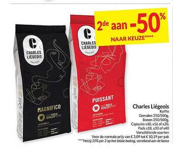 Intermarché Charles liégeois koffie aanbieding