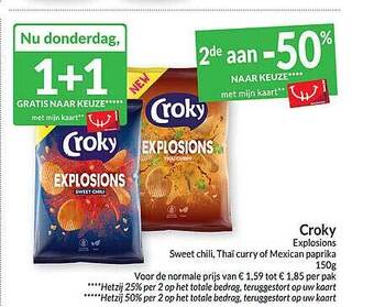 Intermarché Croky explosions aanbieding