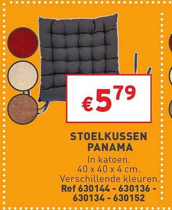 Trafic Stoelkussen panama aanbieding
