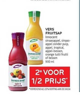 Vers fruitsap innocent