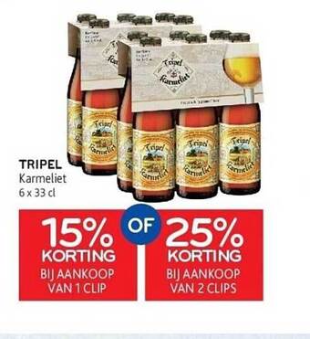 Alvo Tripel karmeliet aanbieding