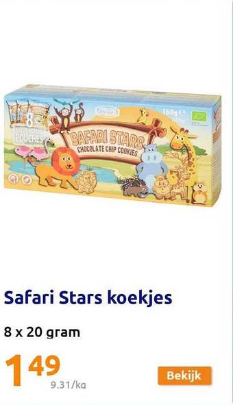 Action Safari stars koekjes aanbieding