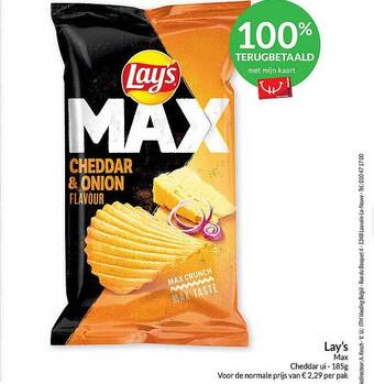 Intermarché Lay's max aanbieding
