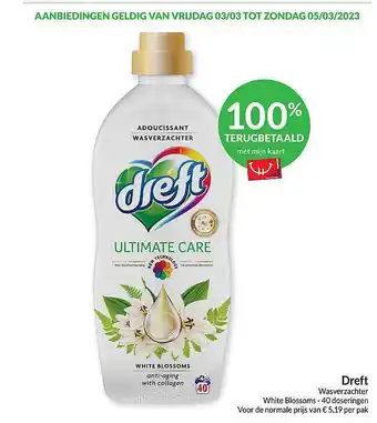 Intermarché Dreft wasverzachter aanbieding