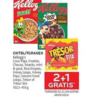 Alvo Ontbijtgranen kellogg's aanbieding