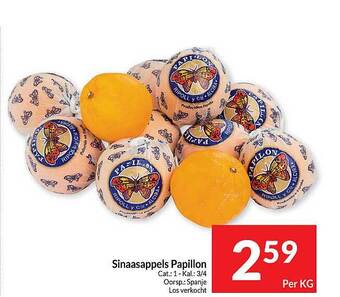 Intermarché Sinaasappels papillon aanbieding