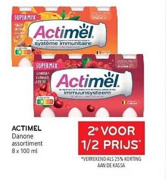 Alvo Actimel danone aanbieding