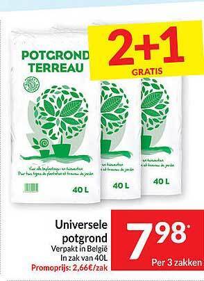 Intermarché Universele potgrond aanbieding