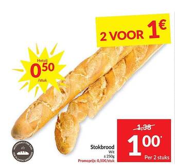 Intermarché Stokbrood aanbieding