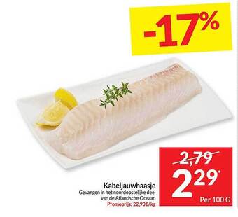 Intermarché Kabeljauwhaasje aanbieding