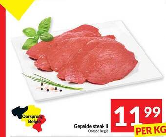 Intermarché Gepelde steak ii aanbieding