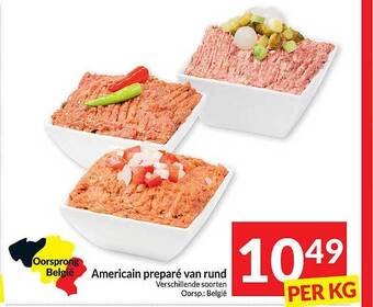 Intermarché Americain preparé van rund aanbieding