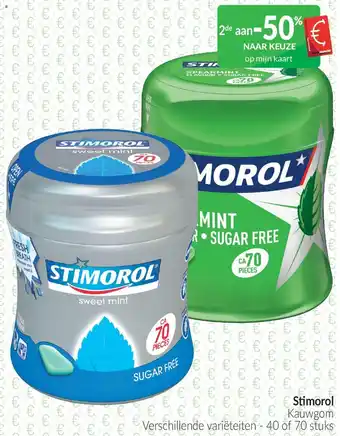 Intermarché Stimorol kauwgom 40 of 70 stuks aanbieding