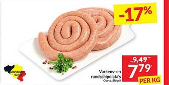 Intermarché Varkens en rundschipolata's aanbieding