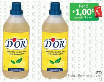 Intermarché D'Or natuurlijke vloeibare zeep 1 L aanbieding