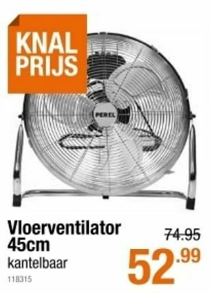 Perel vloerventilator