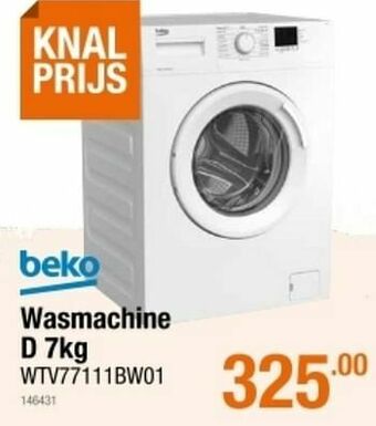 Beko wasmachine wtv77111bw01