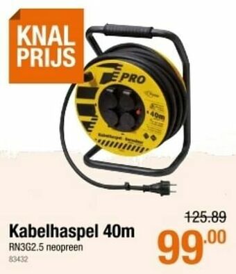 Cevo Powerplus kabelhaspel rn3g2.5 neopreen aanbieding