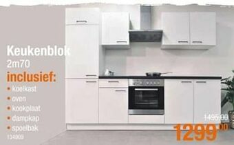Cevo Keukenblok 2m70 aanbieding