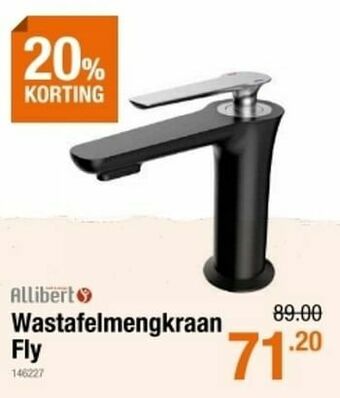 Cevo Wastafelmengkraan fly aanbieding