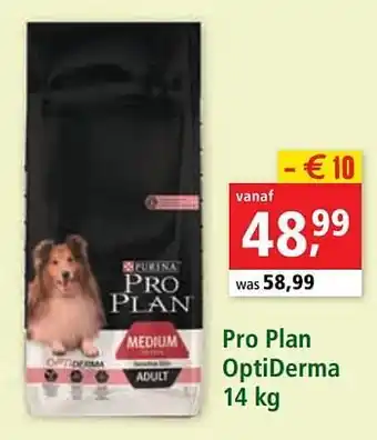 Maxi Zoo Pro plan optiderma 14 kg aanbieding