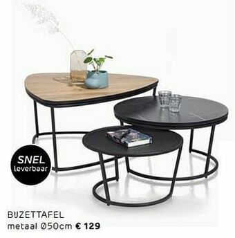 Bijzettafel metaal