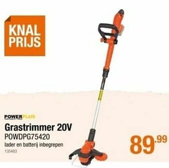 Powerplus grastrimmer 20v powdpg75420
