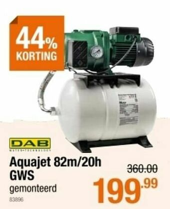Cevo Dab aquajet 82m-20h gws aanbieding