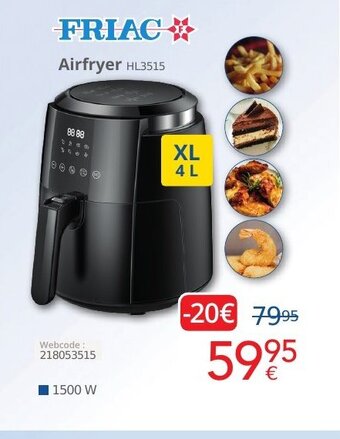 Eldi Friac airfryer HL3515 aanbieding