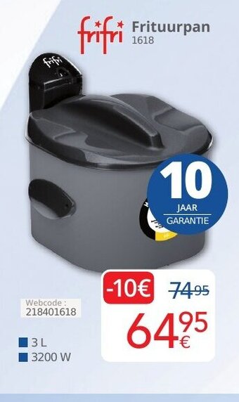 Eldi frifri frituurpan 1618 aanbieding