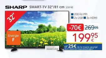 Eldi Sharp Smart-TV 32'' 81cm aanbieding