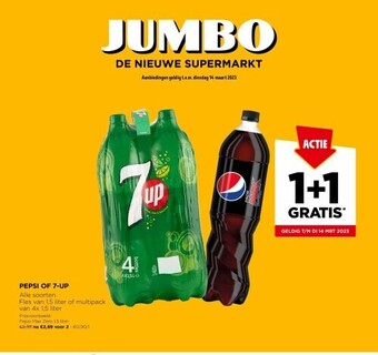 Jumbo Pepsi of 7-up aanbieding