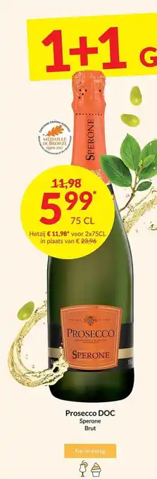 Intermarché Prosecco doc sperone brut aanbieding