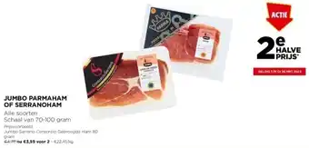 Jumbo parmaham of serranoham
