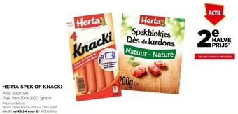 Herta spek of knacki