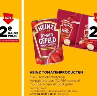 Jumbo Heinz tomatenproducten aanbieding