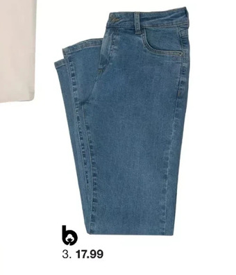Zeeman Denim broek aanbieding