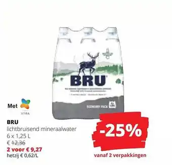 Bru lichtbruisend mineraalwater