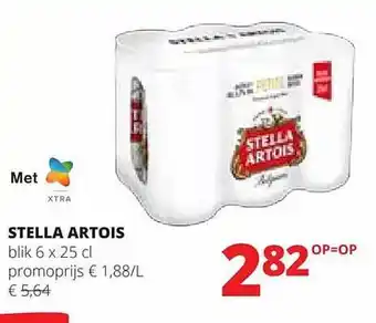 Spar Colruyt Stella artois aanbieding