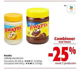 Colruyt Kwatta volledig assortiment aanbieding