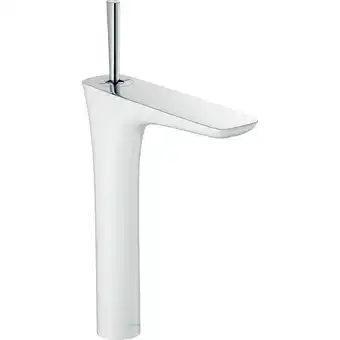 Sawiday Hansgrohe puravida highriser wastafelkraan m/pop up waste wit-chroom showroommodel aanbieding