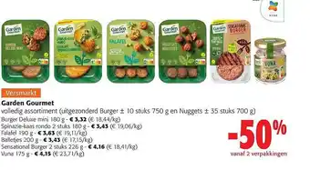 Colruyt Garden gourmet aanbieding
