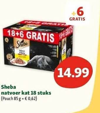 Sheba natvoer kat 18 stuks
