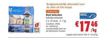 Colruyt Boni sélection kabeljauwhaasjes aanbieding