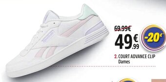 Intersport Court advance clip dames aanbieding